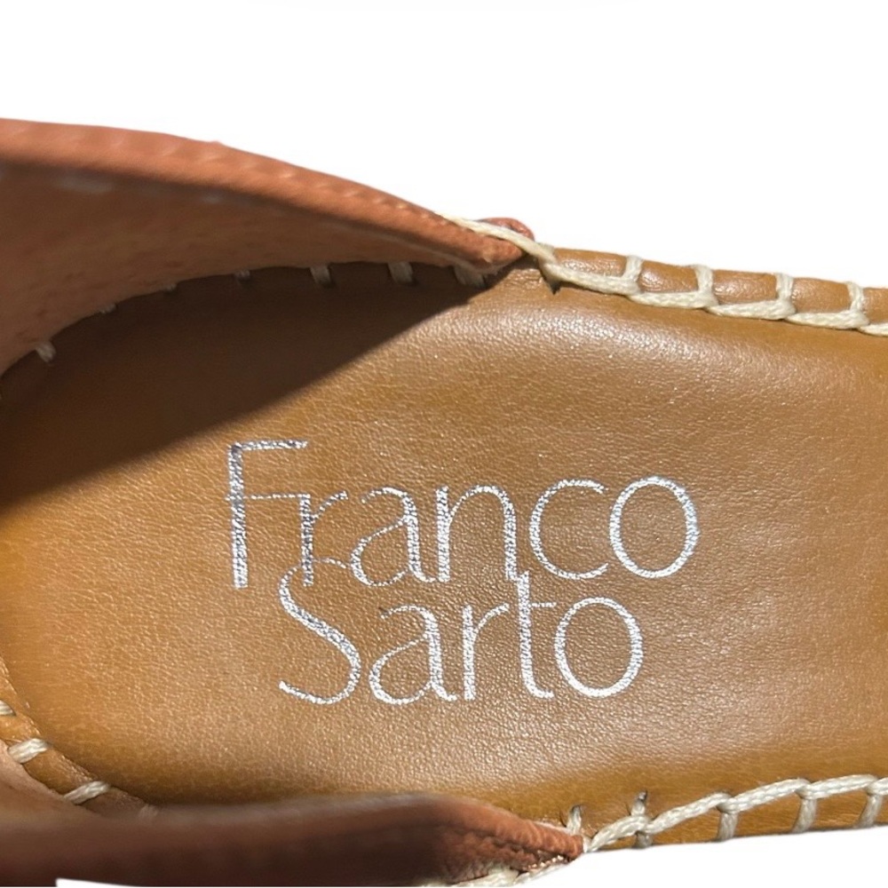 Franco Sarto Brown Platform Sandals - Picture 9 of 10